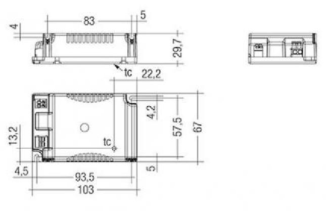 Tridonic LED-Driver LC 30W 700mA fixC C SNC