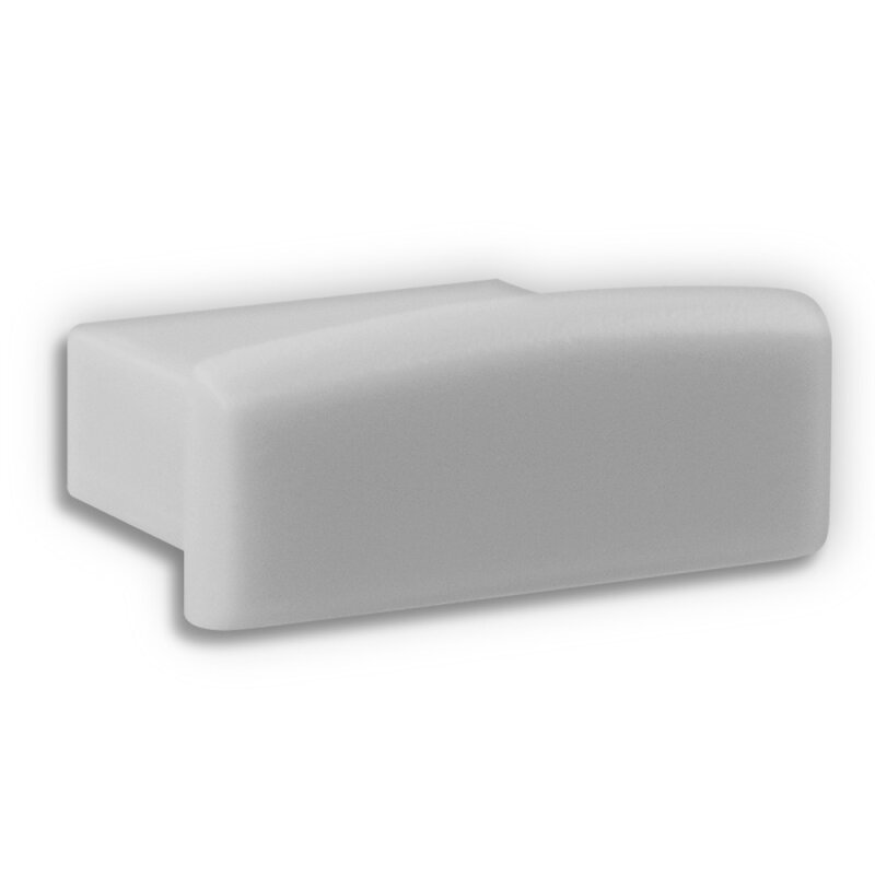 DOTLUX PVC end cap for profile/cover DXA15/C gray - 3954