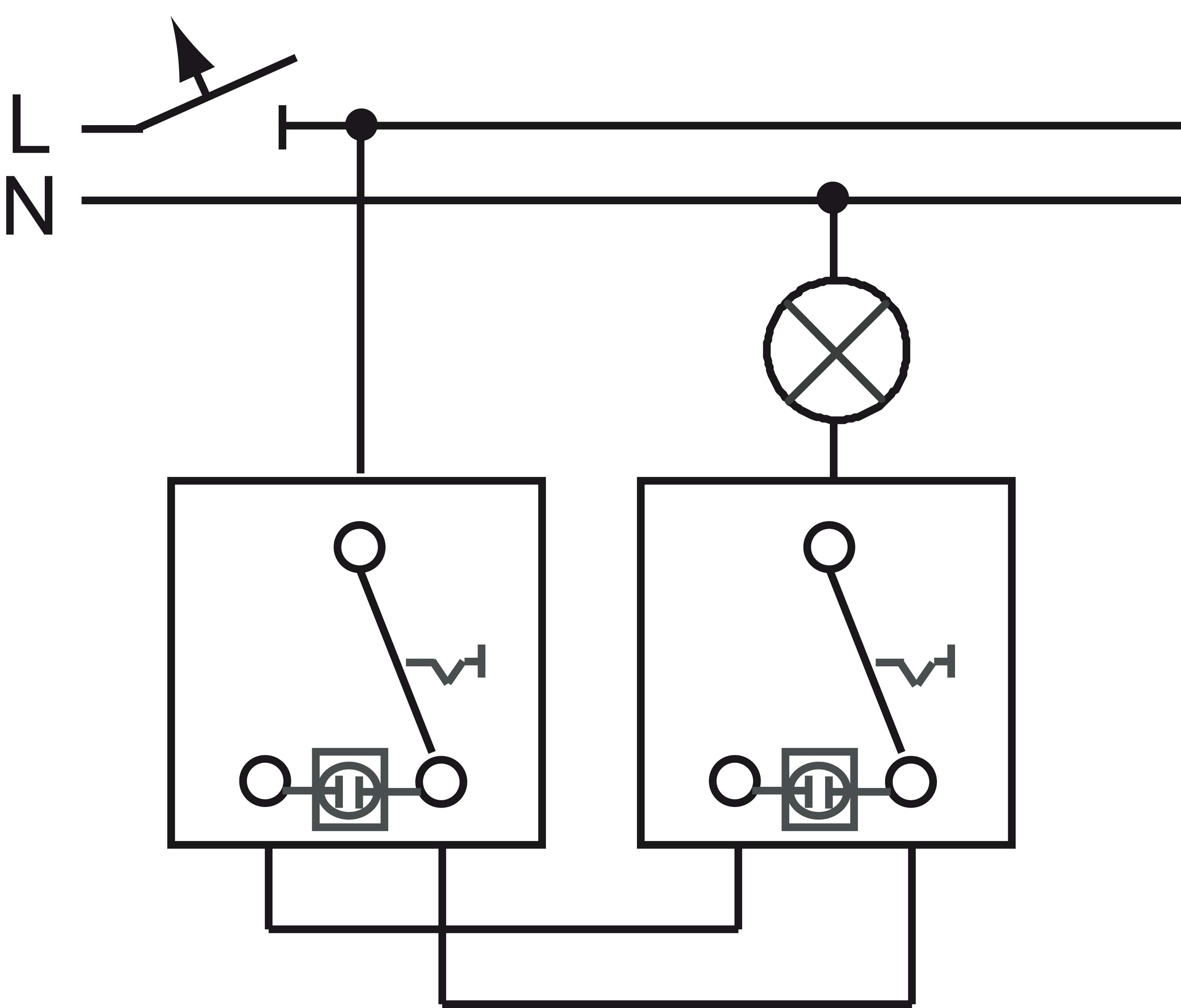 Busch-Jaeger Wechselschalter-Einsatz 230V 10A 2000/6 US - 2CKA001012A1069