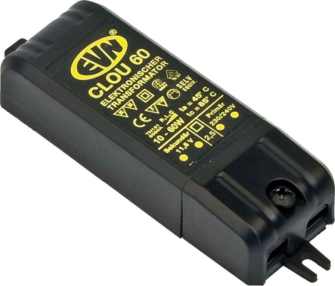 EVN Lichttechnik Trafo 10-60W CLOU 60 - CLOU60 EVN Lichttechnik Trafo 10-60W CLOU 60 - CLOU60
