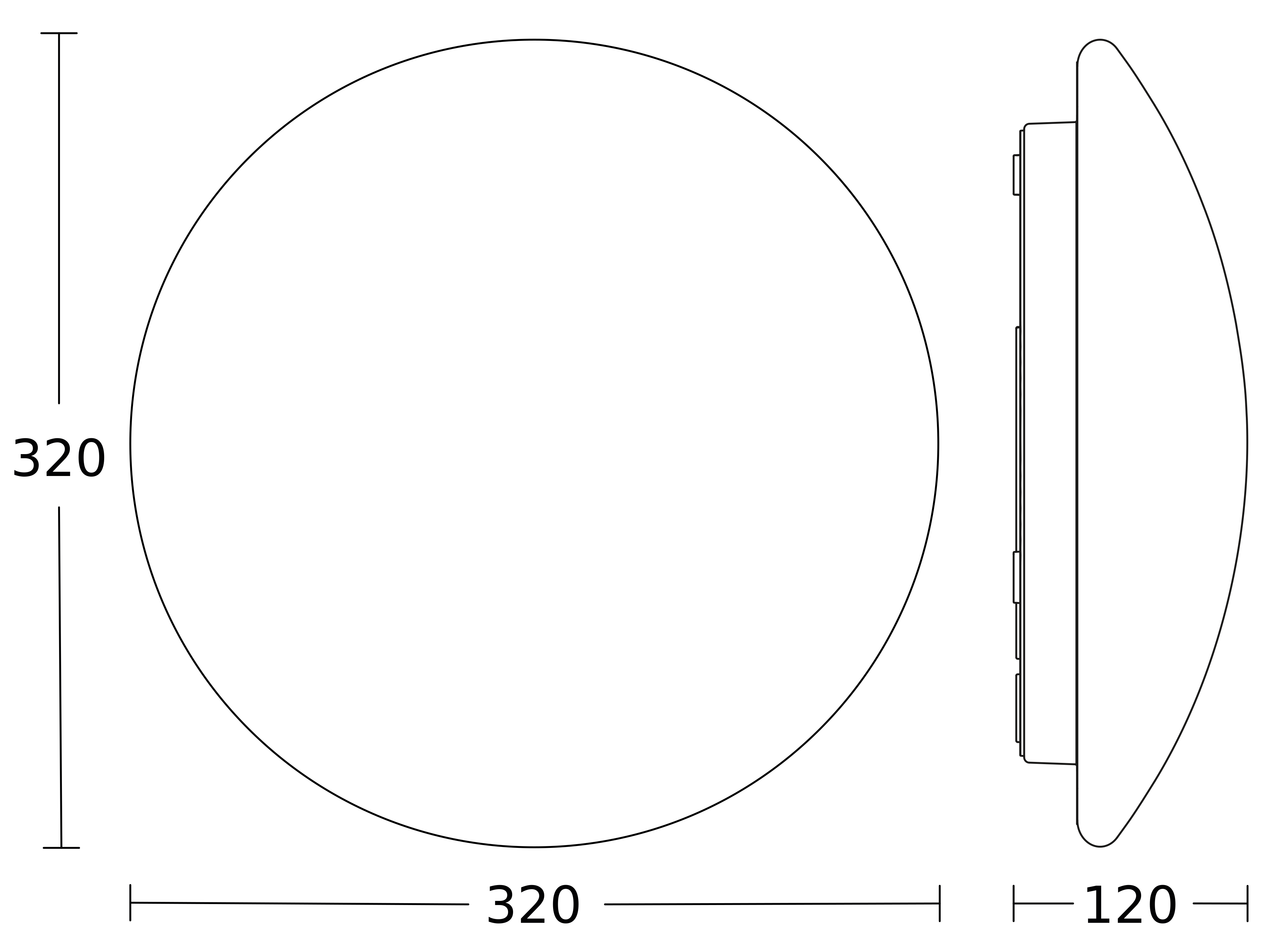 Steinel LED-Innenleuchte o. Sensor 320 x 110 mm RS PRO P2 WS 4000K - 56087 günstig online kaufen
