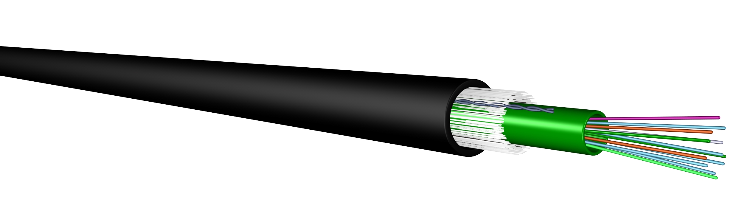 Draka Comteq (DNT) LWL-Kabel A-DQ(ZN)B2Y ZB 12G 50/125 OM3 O-CT-3,0kN-12OM3 - 60019415 Draka Comteq (DNT) LWL-Kabel A-DQ(ZN)B2Y ZB 12G 50/125 OM3 O-CT-3,0kN-12OM3 - 60019415