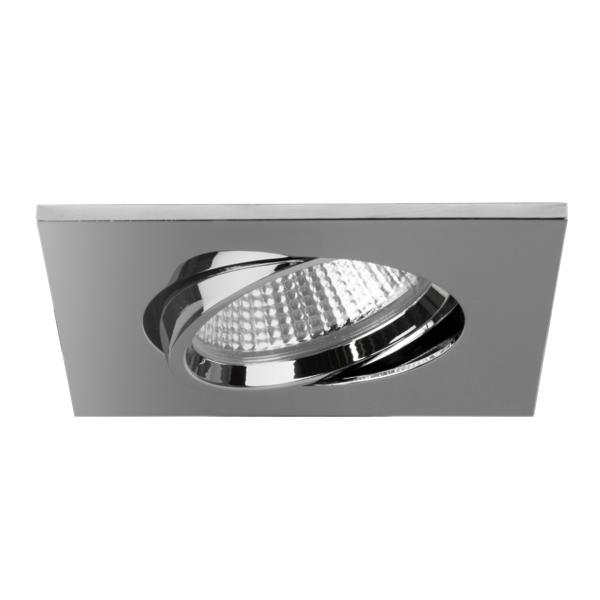 Brumberg recessed LED spotlight 5,5W 350mA square chrome - 12295023