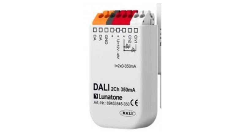 Lunatone LED-Dimmer DALI 2Ch CC 500mA