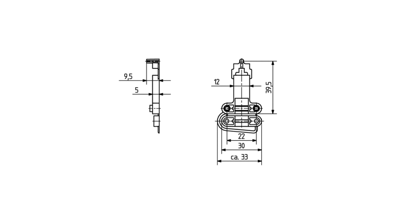 BJB Strain relief for terminal block 46.412