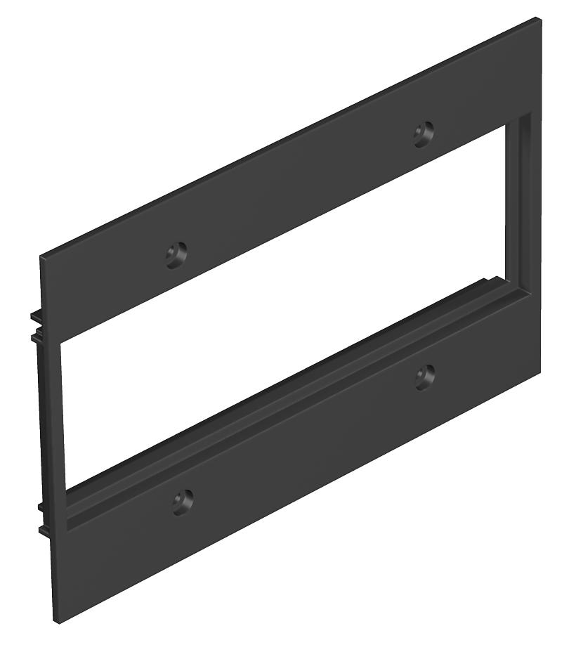 OBO Bettermann Vertr Abdeckplatte 3f Modul 45 in T12L P17S 9011