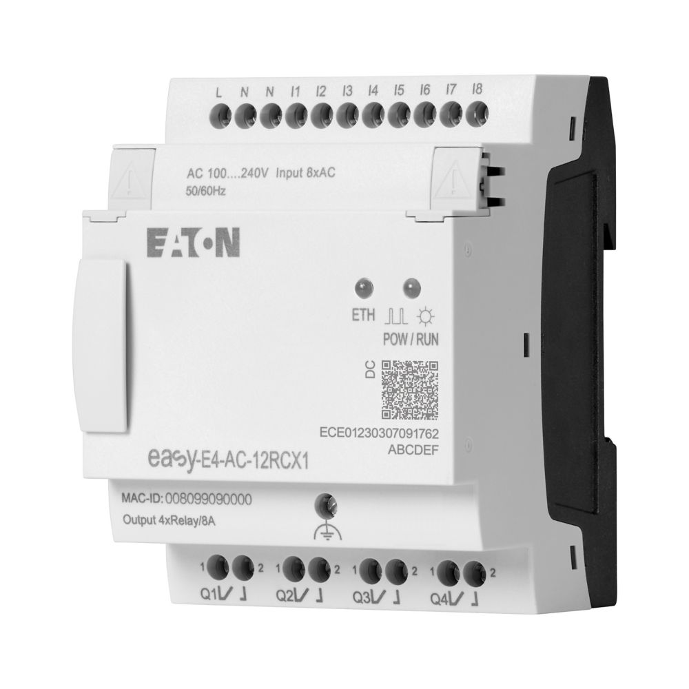 Eaton Steuerrelais 8 digitale Eingänge EASY-E4-AC-12RCX1