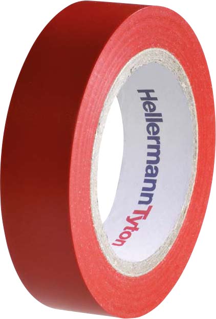 HellermannTyton PVC Isolierband rot Flex 15-RD15x10m - 710-00101