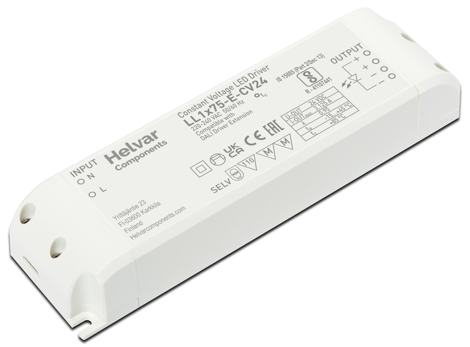 Helvar LED-Treiber LL1x75-E-CV24 - 5588000