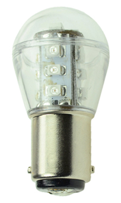 Scharnberger+Hasenbein LED-Lampe 25x48mm BA15d 10-30VDC rot 35763