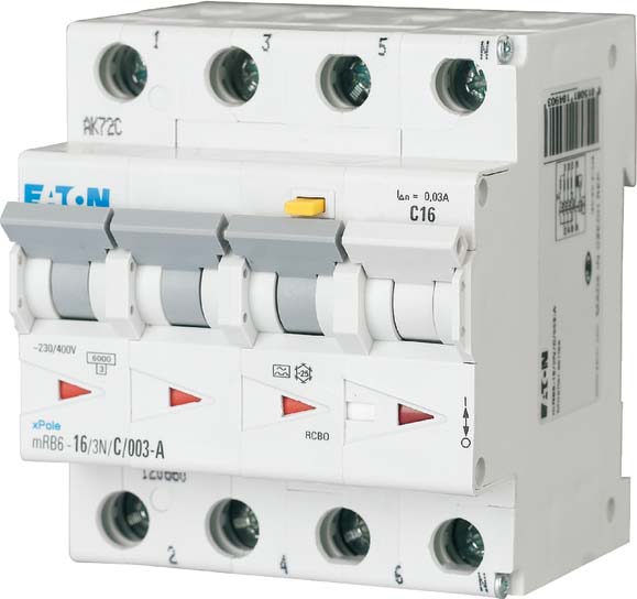 Eaton FI/LS-Schalter C25A, 30mA, 3p+N mRB4-25/3N/C/003-A - 120678