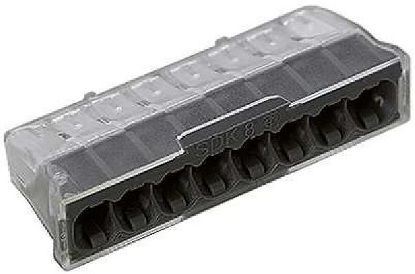 Electro Terminal Socket terminal block TRIDONIC SDK 8 ANTHRACITE - 88713900 Electro Terminal Socket terminal block TRIDONIC SDK 8 ANTHRACITE - 88713900