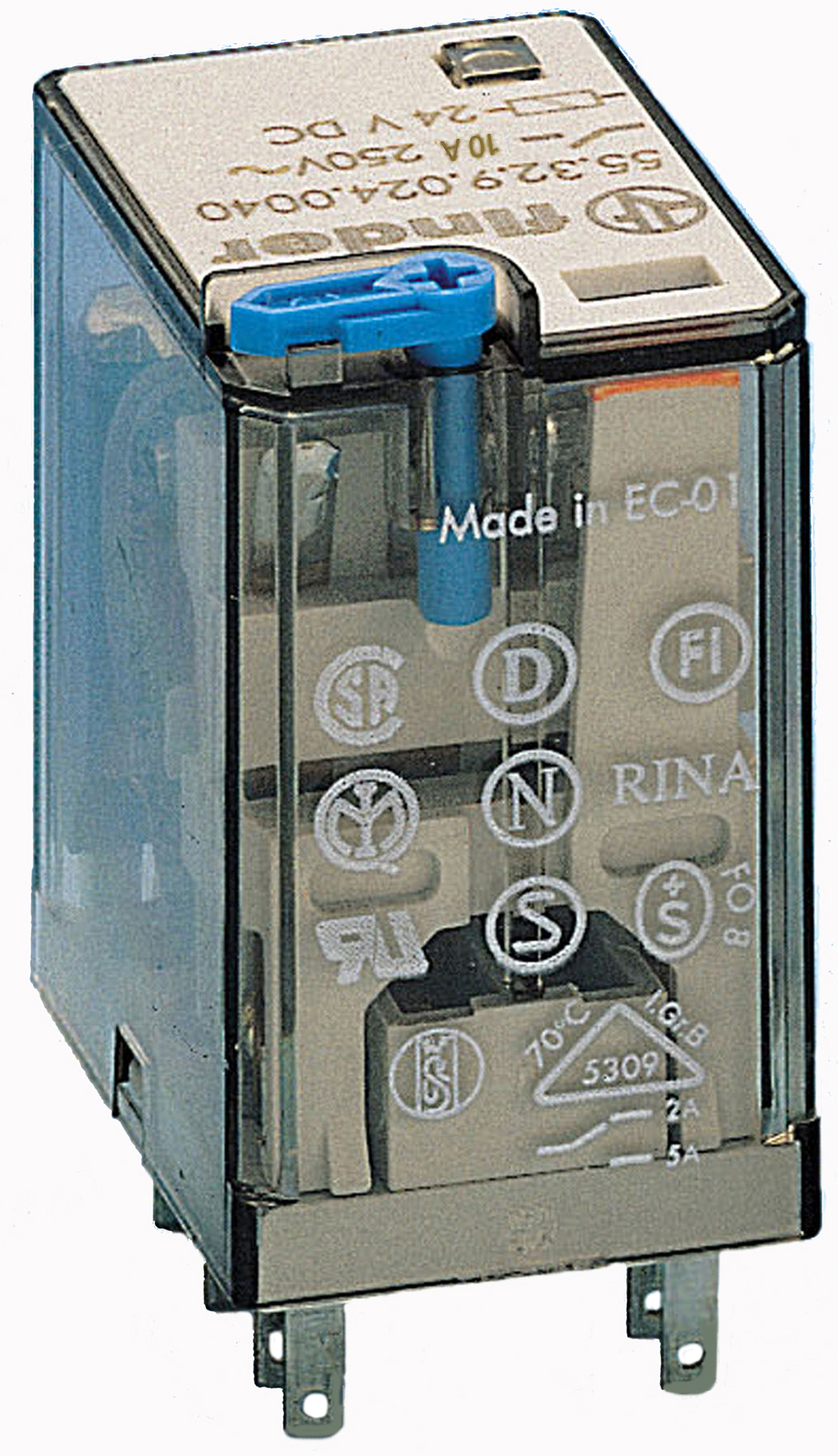 Finder Rel. Verssp. 12VDC 2W 10A f.Fas. 94.04/84/44 55.32.9.012.0040