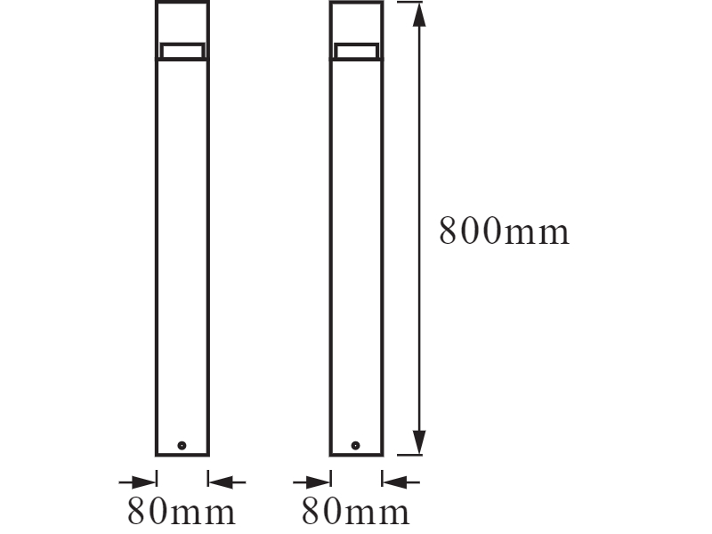 Ledvance LED decorative outdoor luminaire ENDURA STYLE CRYSTAL 80CM Post 4.5W - 4058075474239