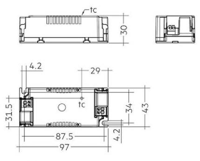 Tridonic LED-Treiber LC 21/500/42 fixC SC ADV2