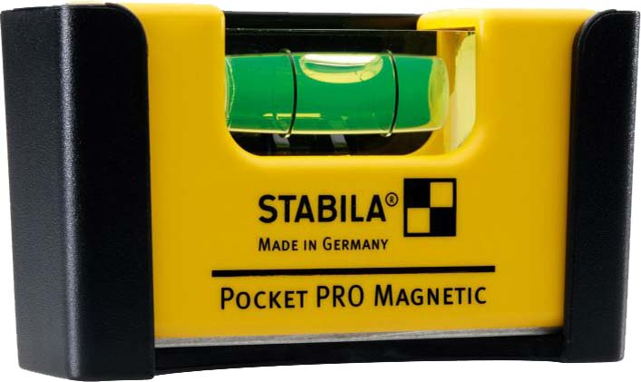 Stabila Mini-Wasserwaage 7cm, m. Magnetsystem Pocket ProMagn.17953
