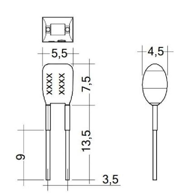 Tridonic resistor I-SELECT 2 PLUG 550MA BL