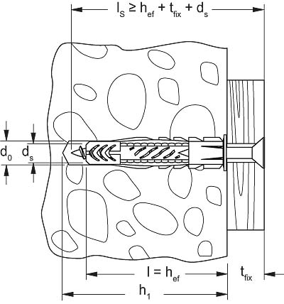 Fischer Deutschl. Universaldübel UX 6 - 62754