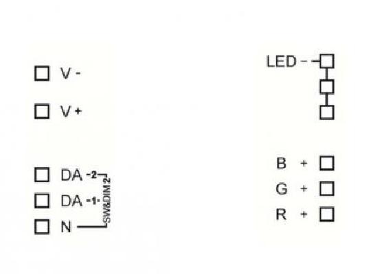 Lunatone Light Management LED-Dimmer DALI RGB 700mA GM - 86458913-700GM