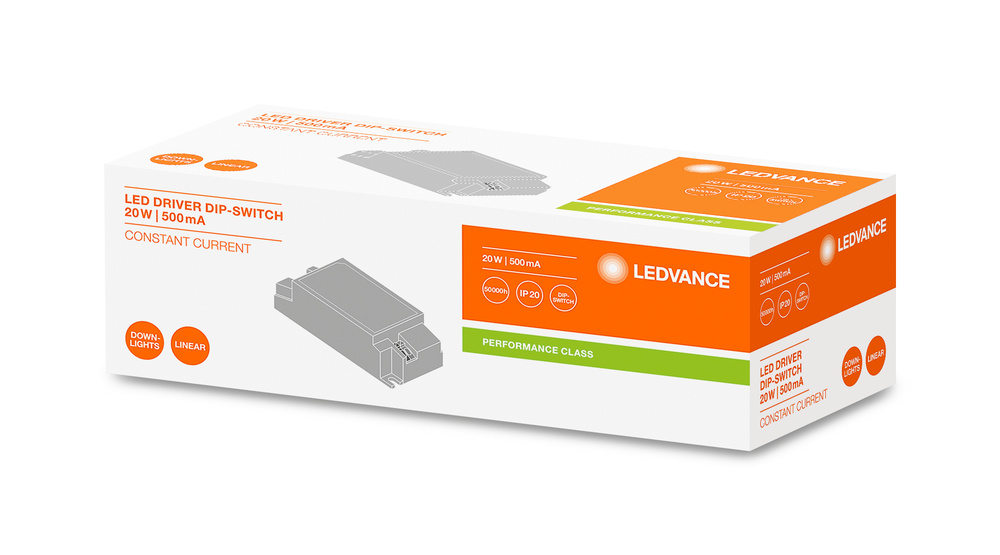 Ledvance LED-Treiber DIP-SWITCH PERFORMANCE -20/220-240/500