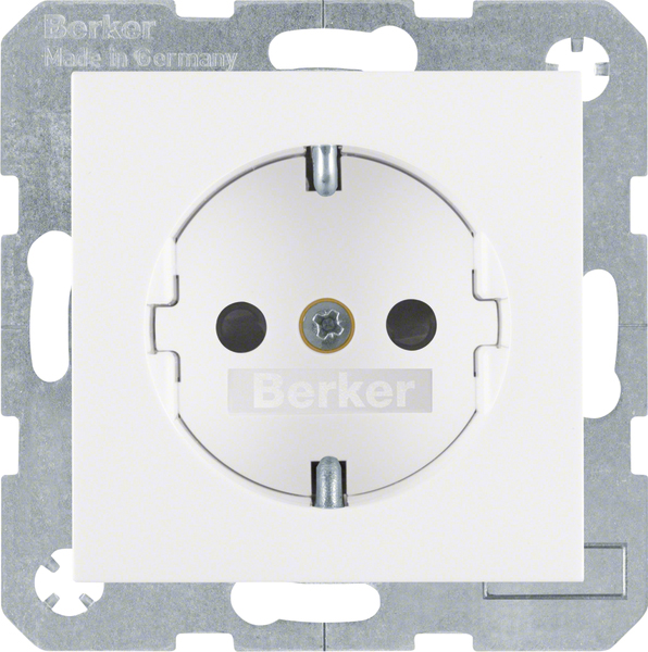 Berker SCHUKO-Steckdose pws/gl 47238989