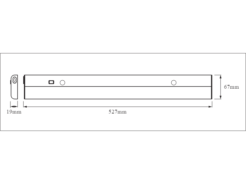 Ledvance LED linear luminaire LinearLED Flat 12 W/3000 K - 4058075264410