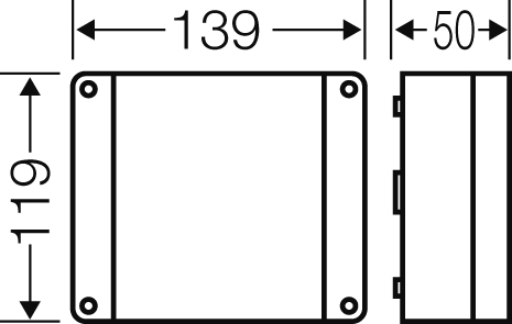 Hensel Kabelabzweigdose 1,5-2,5qmm 3ph. 4qmm DP 9222 - 6000042