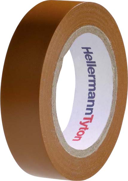 HellermannTyton PVC Isolierband braun Flex 15-BR15x10m