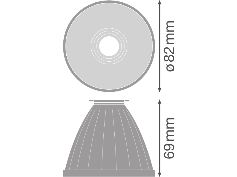 Ledvance LED-Spotlight TRACKLIGHT SPOT REFLECTOR D95 SP