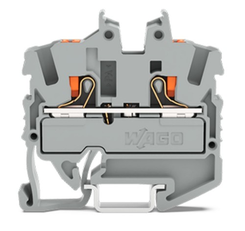 WAGO GmbH & Co. KG Mini-Durchgangsklemme 2,5 qmm, gr 2252-1201 - 2252-1201