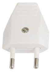 Bachmann Euroflachstecker ws, m.Schraubanschl. 900.003 - 900003