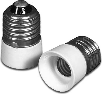 Houben Fassung E27-E14 Porz,ws,z.Reduktion 990008