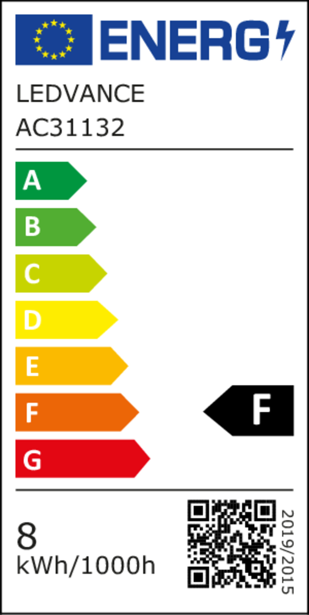 Ledvance LED-Leuchtmittel PARATHOM STICK 60 FR 8 W/2700 K E27 