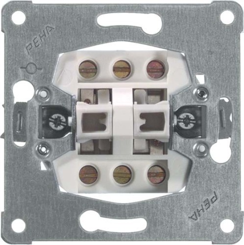 Peha Doppeltaster 10A 250V D 619 T - 00110911