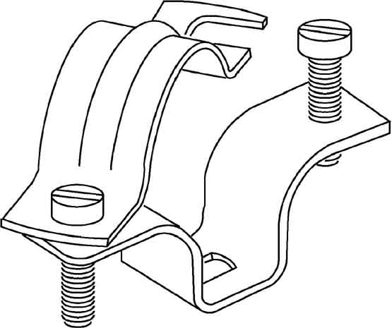 HKL Rohrabstandschelle PG36 D=38-47mm M40 628/38