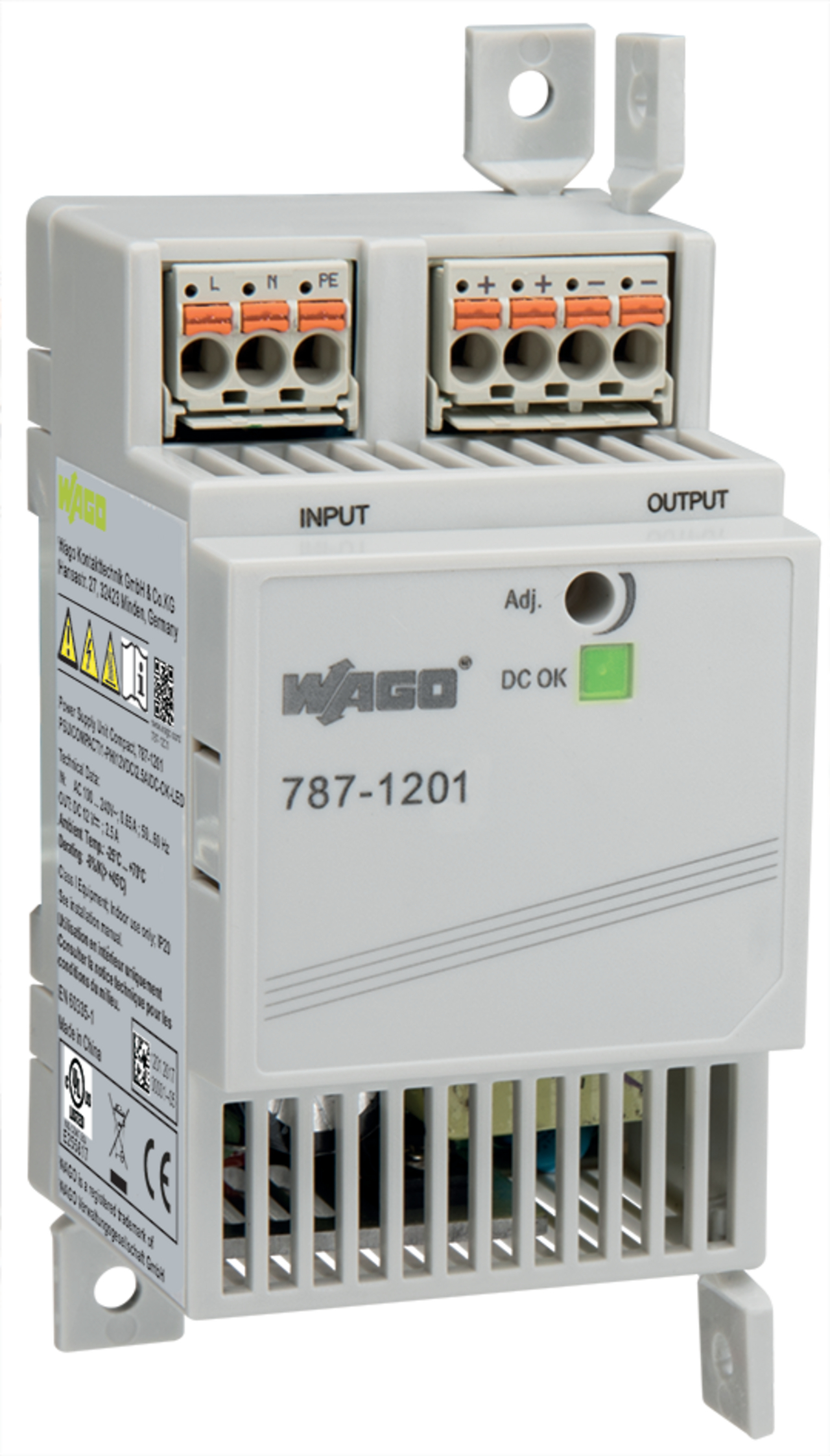 WAGO GmbH & Co. KG Stromversorgung COMPACT 1-ph DC12V 2,5A 787-1201