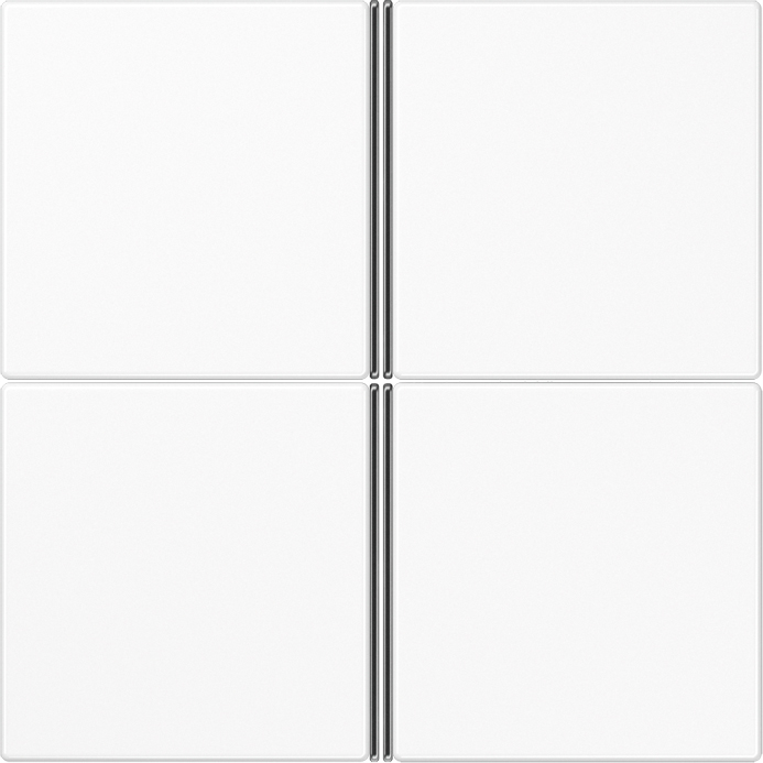 Jung Tastensatz 4-fach aws komplett LS 404 TSA WW