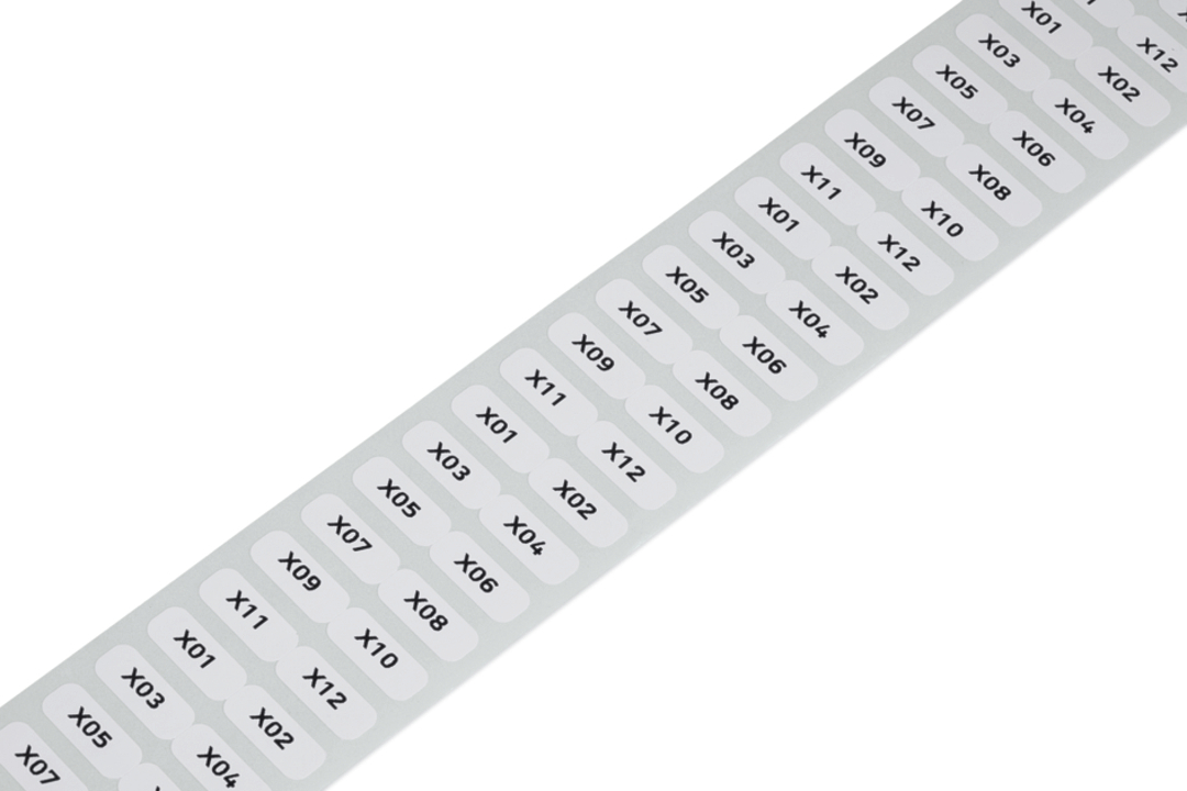 WAGO GmbH & Co. KG Etikett weiß 15x6mm 3000St/Rolle 210-805