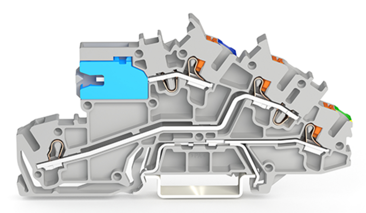WAGO GmbH & Co. KG Installationsetagenklemme 2,5 mmÂ² Hybrid 2203-7541