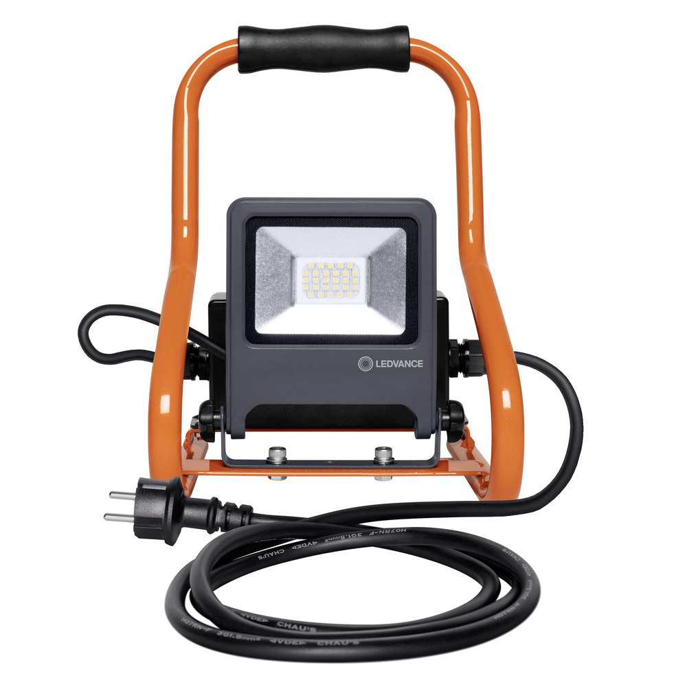 Ledvance Portable LED work light with built-in sockets WORKLIGHTS R-STAND SOCKET (GEN 2) 20 W/4000 K – 4058075321304