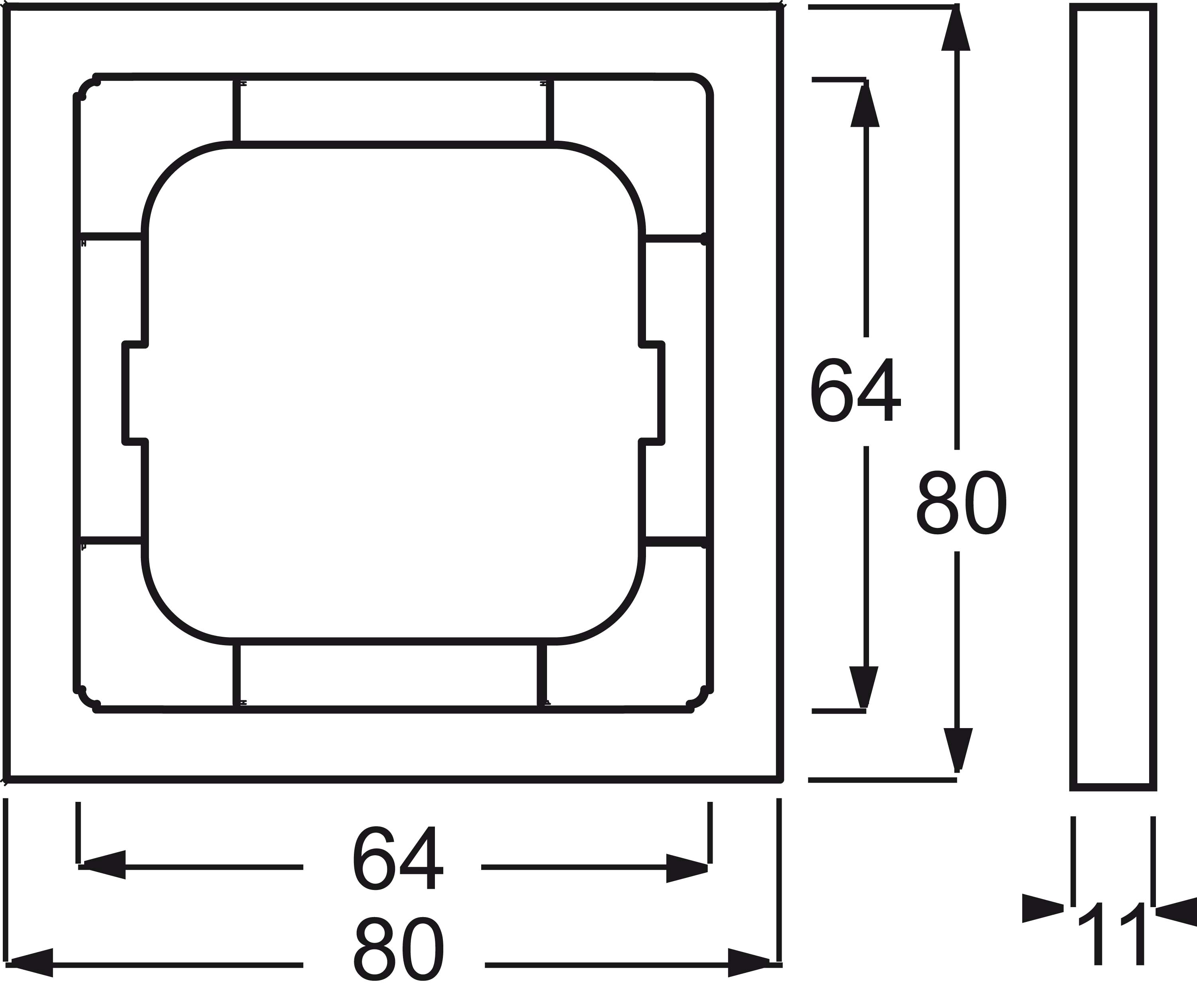 Busch-Jaeger Rahmen 1-fach anthr, future linear 1721-181K - 2CKA001754A4240 Busch-Jaeger Rahmen 1-fach anthr, future linear 1721-181K - 2CKA001754A4240