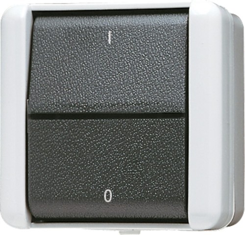 Jung Wippschalter Aus 2-pol. 802 W - 802W