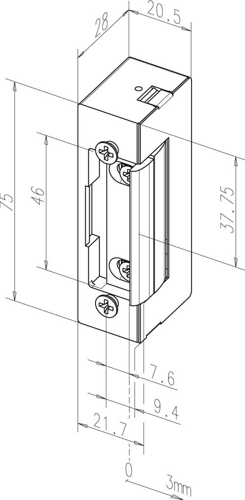 Assa Abloy effeff Elektro-Türöffner ohne Stulp. 12V 17----------E41