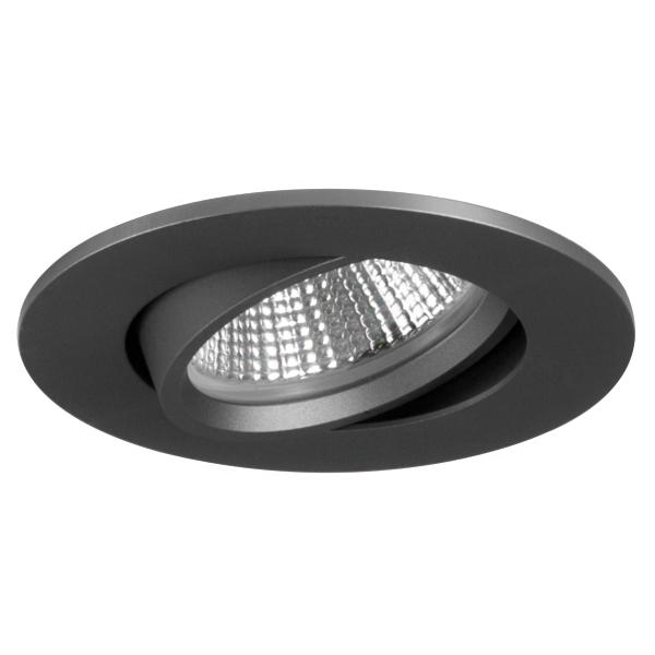 Brumberg recessed LED spotlight 350mA 5,5W dim2warm round titan - 12463643