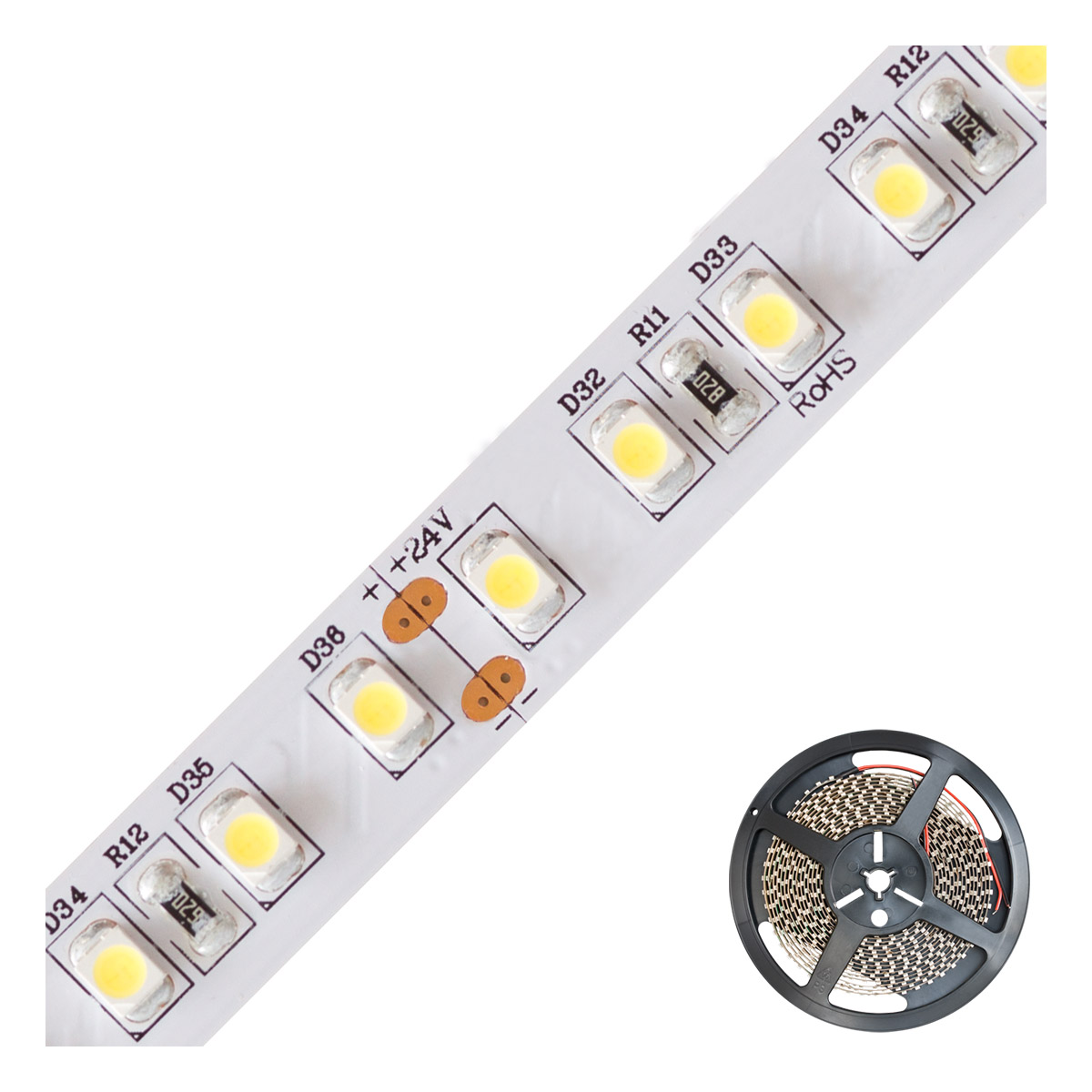EVN Lichttechnik LED-Strip 5m 3000K 24V/DC IP20 SB2024602802 günstig online kaufen
