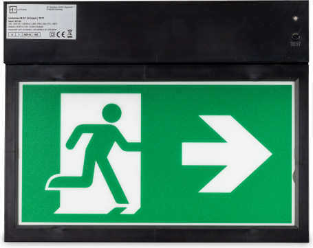 H1 Solutions Rettungszeichenleuchte UnlimitedMAT3Hblack