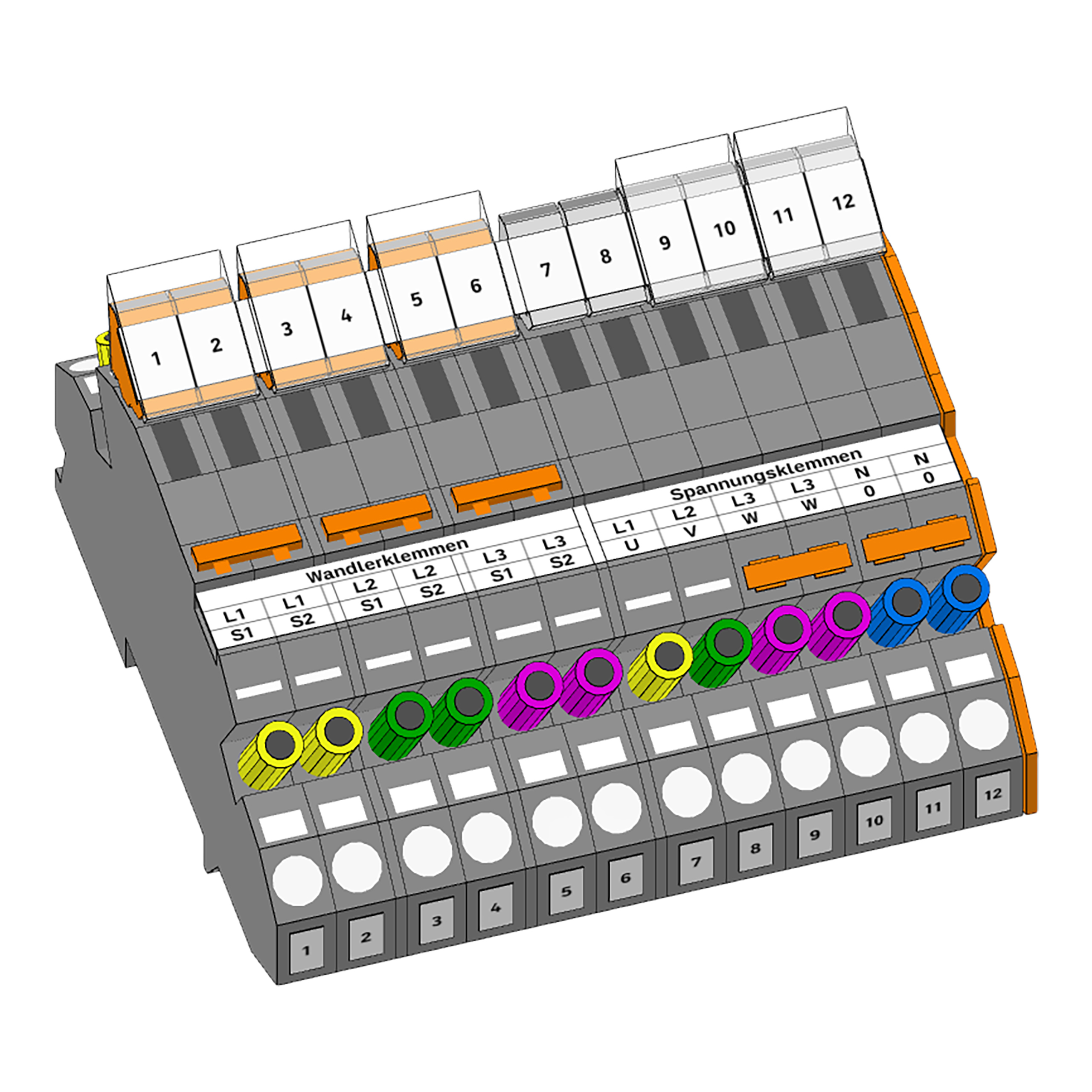 WAGO GmbH & Co. KG Stromwandlerklemmenblock 821-214