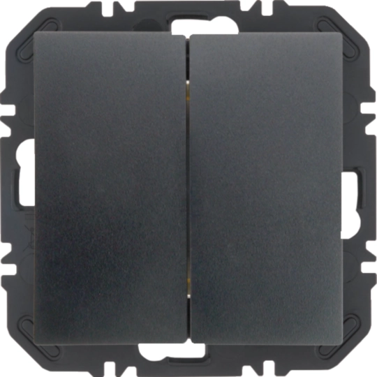 Berker Enocean Wippe 2fach B.x, anthrazit matt 24128106W