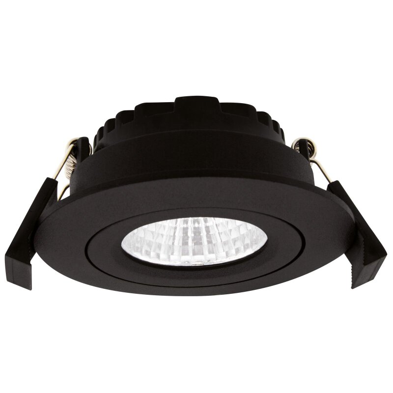DOTLUX LED-Leuchte CIRCLEminidim 6W 3000K dimmbar schwarz - 5427-030038 günstig online kaufen