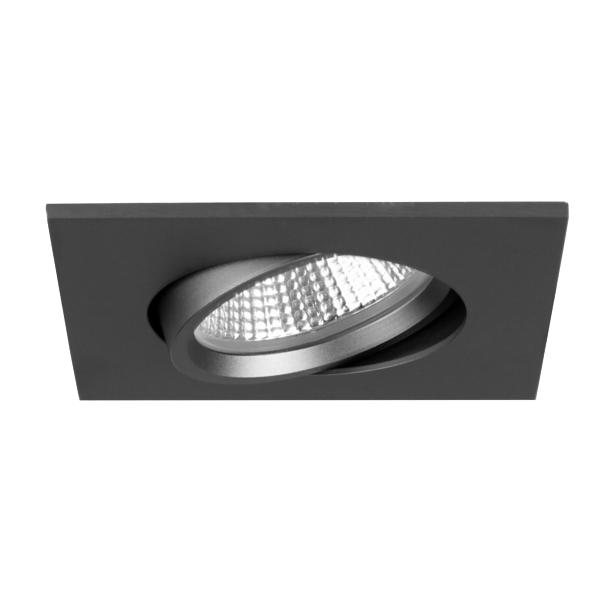 Brumberg recessed LED spotlight 5,5W 350mA square titan - 12295643